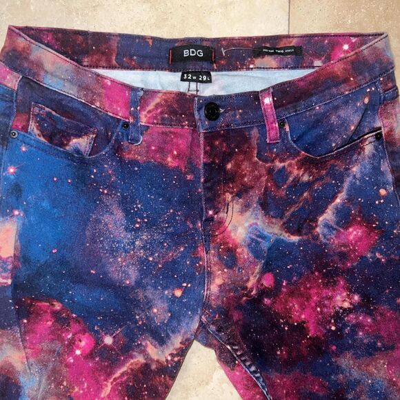 Vintage BDG Galaxy Mid Rise Ankle Jean 32W 29L - Picture 2 of 3